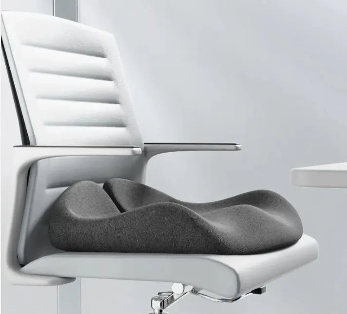 Coussin orthopédique coccyx – Mémoire de forme antidérapant, siège bureau et voiture